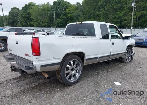 1997 GMC Sierra 1500 Sl Wideside из США, поврежденный, VIN 2GTEC19R7V1520955